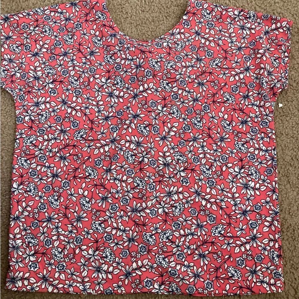 Womens Banana Republic Floral Dress Blouse Dress Top Career Wear